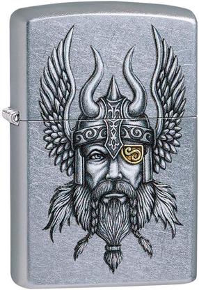 Зажигалка Zippo Viking Warrior 29871, серебристый цв.