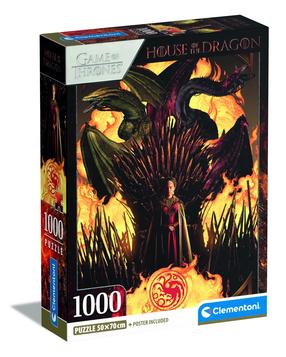 Dėlionė Clementoni House Of The Dragon 39904, 70 cm x 50 cm, 1000 vnt., įvairių spalvų