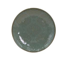 Šķīvis deserta Domoletti Green arabic, Ø 19 cm, zaļa krās.
