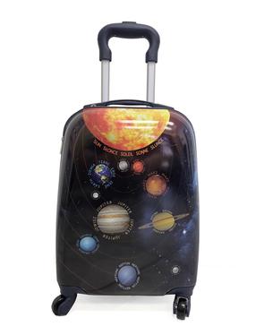 Laste kohver Marko Solar System, must v./mitmevärviline, 32 l, 32 x 23 x 48 cm