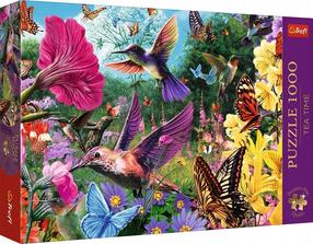 Dėlionė Trefl Butterfly Garden Tea Time, 48 cm x 68.3 cm, 1000 vnt., įvairių spalvų
