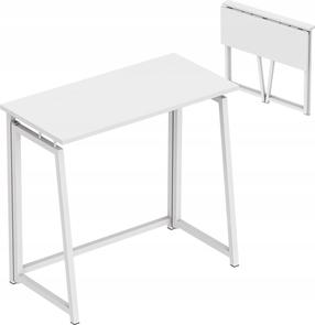 Saliekams rakstāmgalds Mark Adler Leader 1.5, 80 cm x 42 cm, 75 cm, balta krās.