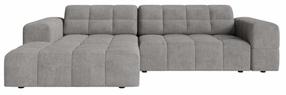 Kampinė sofa Cosmopolitan Design Chicago Eden 18, šviesiai pilka sp., kairinė, 167 x 234 cm x 78 cm