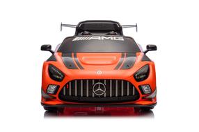 Vaikiškas elektromobilis Mercedes AMG GT3, juoda sp./oranžinė sp.