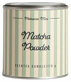 Svece, aromātiskā Homla Patisserie Mini Matcha Powder, 25 h, 175 g, zaļa krās.