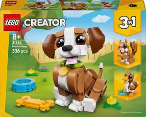 Konstruktorius LEGO® Creator 3 in 1 Mieli gyvūnai: žaismingas šuniukas 31382, 336 vnt.