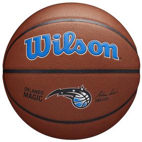 Basketbola bumba Wilson Team Alliance Orlando Magic, 7 izmērs, zila krās./brūna krās./balta krās.