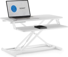Datorgalds regulējams augstums SENSE7, 81.3 cm x 40 cm, 12.5 - 49 cm, balts krās.