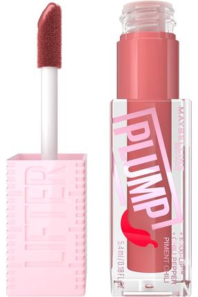 Lūpų blizgis Maybelline Plump, 5.4 ml, smėlio sp., 005 peach fever