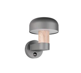 Sieninis lauko šviestuvas Trio, 10W, E27, IP54, medienos sp., 19 cm x 24.5 cm