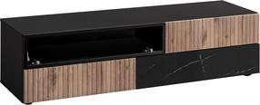TV-kapp ASM Cannes, marmor v./vicking oak v., 45 cm x 160 cm x 42 cm