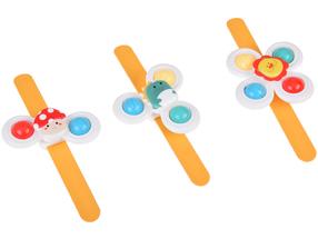 Rotaļlietu komplekts mazuļiem Fidget Spinner, daudzkrāsaina, 3 gab.