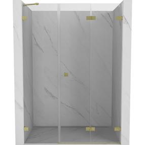Dušo durys Mexen Lunar-F Right, 120 cm x 200 cm, aukso sp./grūdintas