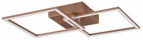 Šviestuvas lubų Reality Trail R64492165, LED, 3000 °K, 1 x 20 W, ruda sp. / ruda sp.
