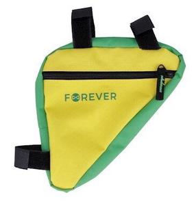 Velosipēdu soma Forever Outdoor FB-100, poliesters, dzeltena krās./zaļa krās.