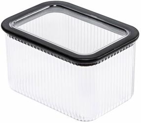 Kuivaine konteiner Branq Neroli, 1 l, läbipaistev v./must v.