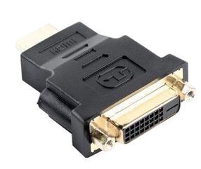 Adapteris Lanberg HDMI - DVI-D AD-0014-BK HDMI, DVI-D, juoda sp.