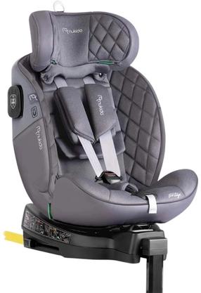 Automobilinė kėdutė Nukido Prestige, pilka sp., 40 - 150 cm