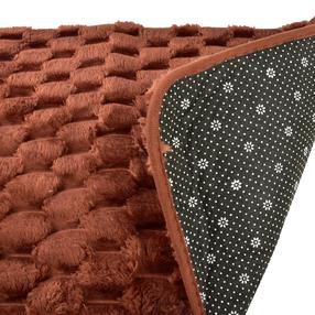 Vannitoa põrandamatt Mondex ZAC, pruun v., 80 cm x 50 cm