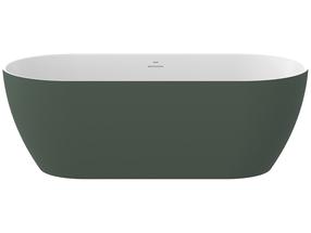Vonia, laisvai pastatoma Ravak Freedom O Tec, 169.5 cm x 77 cm x 58 cm, stačiakampis, balta sp./žalia sp.