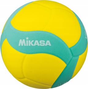 Volejbola bumba Mikasa VS220W, 5 izmērs, dzeltena krās./zaļa krās.