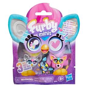 Figūrėlių rinkinys Hasbro Furby Minis, 2.5 cm, 3 vnt., (spalva/dizainas parenkami atsitiktine tvarka)