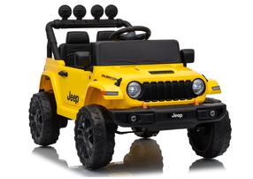 Детский электромобиль Lean Cars Jeep Rubicon DK-JWR558 24V, желтый цв.