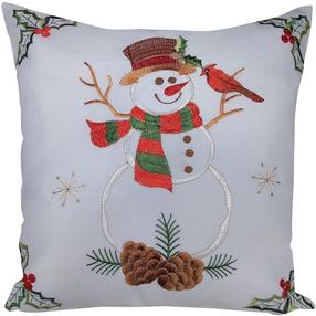 Pagalvės užvalkalas Snowman JCL-430, ruda sp./balta sp., 40 cm x 40 cm