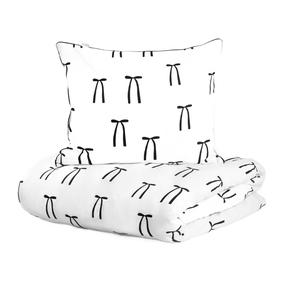 Voodipesukomplekt Homla Carnival 724800, valge v./must v., 50 x 60 cm, 140 x 200 cm