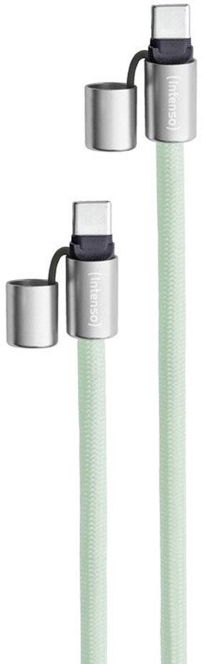 Laidas Intenso USB Type-C Male (vyriška), USB Type-C Male (vyriška), 1.65 m, žalia sp.