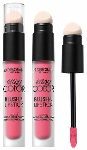 Vedel põsepuna Deborah Milano Easy Color Blush & Lipstick, rebel pink v., 03, 4 ml