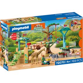 Konstruktorius Playmobil Animals & Friends Zoo: Wilderness Climbing Park 72070, 169 vnt., įvairių spalvų