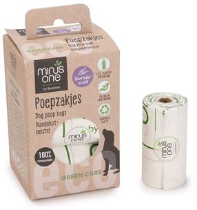 Maišeliai šunų ekskrementams Beeztees Minus One 795106, 6 vnt. balta sp. / žalia sp.
