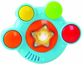 Lavinimo žaislas, muzikiniai būgnai PlayGo Infant & Toddler Rock Star, 10.2 cm, įvairių spalvų