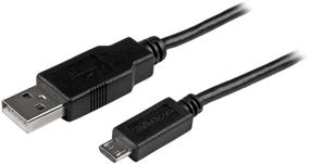 Кабель StarTech Micro-USB Charge-and-Sync USBAUB3MBK USB Type-A (4 pin) USB 2.0, USB Micro-B (5 pin), 3 м, черный цв.