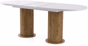 Valgomojo stalas išskleidžiamas Kalune Design Gusto, balta sp., 180 - 216 cm x 90 cm x 77 cm