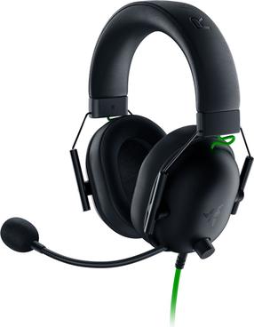 Vadu spēļu austiņas Razer BlackShark V2 X RZ04-04570100-R3M1, melna krās.