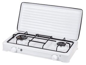 Mini viryklė dujinė MPM SMILE-KN-02/1K, 3200 W, balta sp.