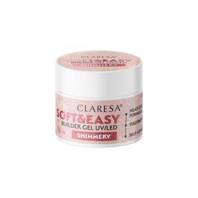 Формирующий гель для ногтей Claresa Soft & Easy Builder, shimmery цв., 45 г