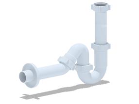 Сифон для раковины Ani Plast DY0124EU, 40 мм
