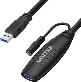 Адаптер Unitek Y-3003C USB 3.1, USB 3.1 A, 1.5 м, черный цв.