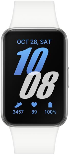 Viedais pulkstenis Samsung Galaxy Fit3 SM-R390NZAAEUE, sudraba krās.
