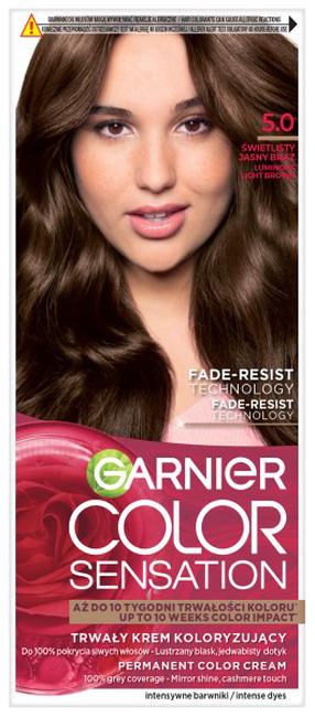 Juuksevärv Garnier Color Sensation, luminous light brown v., 5.0, 112 ml