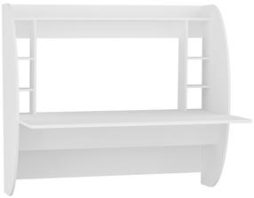 Kirjutuslaud Kalune Design Buglem 550ARN2204, 120 cm x 55 cm, 123.6 cm, valge v.