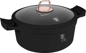 Puodas Berlinger Haus Black Rose, Ø28 cm, 6.6 l, rausvojo aukso sp.