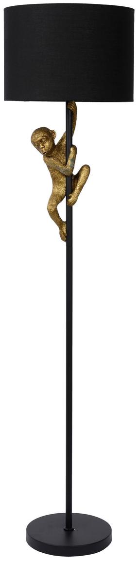 Stāvlampa Lucide Extravaganza Chimp 10702/81/30, 60 W, E27, melna krās.