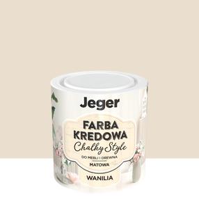 Krāsa, mēbeles Jeger Chalk Paint Vanilla, matēts, 0.5 l, zeltaina krās.