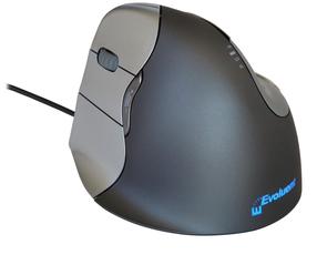 Vadu datora pele Evoluent Mouse 4 Left Hand, ar vadu pie usb / ps/2, pelēka krās.