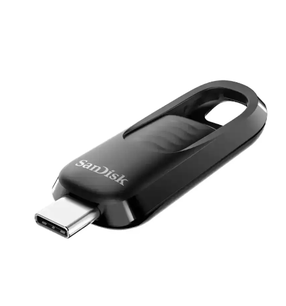 USB mälupulk SanDisk Ultra Slider, must v., 128 GB