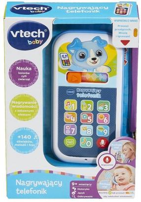 Rotaļu telefons VTech Baby, daudzkrāsaina